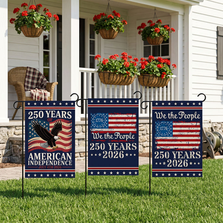Personalized Graphic Styles For 250th Freedom Garden Flag Outdoor House  Decor Gift