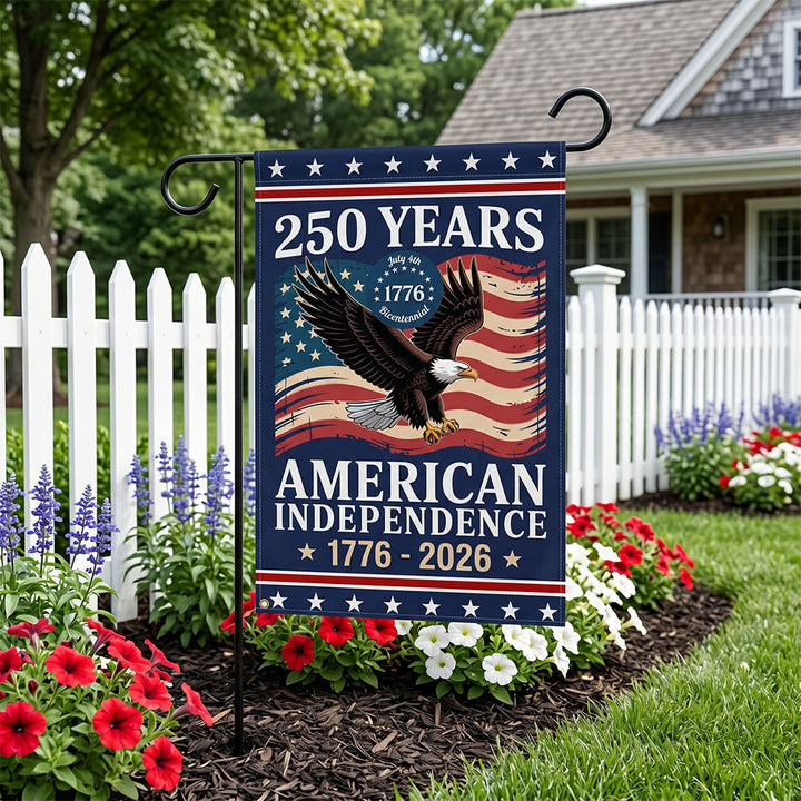Personalized Graphic Styles For 250th Freedom Garden Flag Outdoor House  Decor Gift