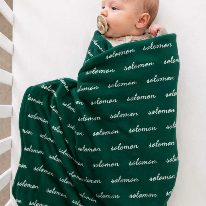 Personalized Word Cloud Flannel Blanket Custom Name Soft Fleece Throw Baby Shower Birthday Gift for Kids Family Friends