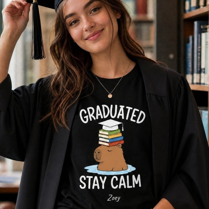 Personalized Graduation T Shirt Custom Name Funny Grad Tee Class of 2026 Gift